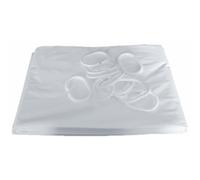 Rideau de douche en PVC blanc 2000x1800 avec 12 anneaux PELLET 803182