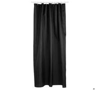 Rideau de douche - Polyester - 180 x 200 cm - Noir
