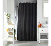 Paris Prix Rideau de douche Wicotex Jacquard 180 x 200 cm Noir