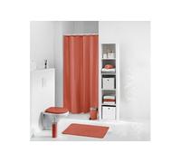 Rideau de Douche "Quartz" 180x200cm Terracotta