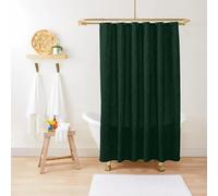 Rideau de Douche texturé Vert foncé, Vert uni, Rideau de Douche imperméable, Rideau de Douche, Salle de Bain, Douche, décoration d'intérieur, 120x175cm(47.24x68.9in)