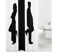 Rideau de douche Unisexe 180 x 200 cm | de haute qualité | 12 anneaux inclus | imperméable | effet anti-moisissures