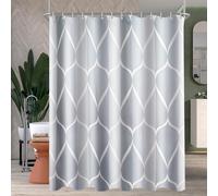Rideau de douche Water Droplets 240x200cm anti-moisissure polyester salle de bain 1 pack