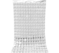 rideau de fête carrés scintillants 2x1m argent - cda 36754 Gris G
