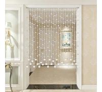Rideau de Perles Décoratif et Scintillant, Voilage Exterieur for Terrasse