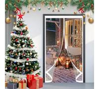 Rideau de Porte à Isolation Thermique 90 x 250 cm Anti Froid et Chaleur Vent Isolation Phonique Imperméable Rideau de Porte Anti Froid pour Salon, Chambre Chauffante, A