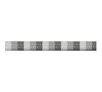 Morel – Rideau de porte Antilles – Lanières en polyéthylène – Gris/Blanc – 90 x 220 cm