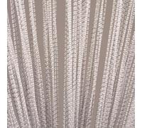 Rideau de porte anti-insectes Medusa - Moustiquaire transparente - Blanc 100 x 220 cm - Lanières en PVC souples, faciles à couper