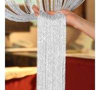 Rideau De Porte Avec Chaîne À Paillettes, Diviseur De Pièce, Panneau De Fenêtre À Franges Perlées, Rideau Suspendu En Cristal, Décoration De La Maison, 1 Pièce