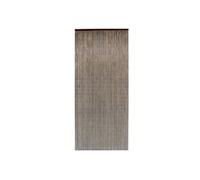 Morel Rideau de porte bâtonnets bambou vernis Acajou Noir 90 x 200 cm