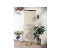 Rideau de porte chenille florence beige - 120 x 220 cm - morel