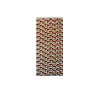 Rideau de porte Katmandou chenilles - 90x220 cm - multicolore