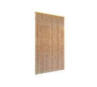 vidaXL Rideau de porte anti-insectes bambou 120 x 220 cm
