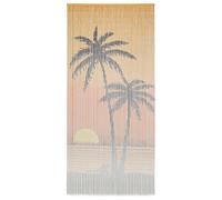 vidaXL Rideau anti-insectes en bambou multicolore 200 x 90 cm