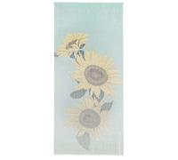 Rideau de porte contre insectes en bambou - vidaXL - 90x200 cm - Multicolore - 90 brins - Impression tournesol - Élégant