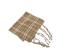 Rideau de Porte de Four à Nouer Vert, Style Ferme Rustique | Tissu Respirant, Bordure en Dentelle, Protection Huile et Fumée, Pose Facile Cuisine