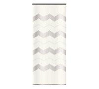 Rideau de porte en bambou 90 x 220 cm séparateur de pièce rideau en perles de bois hauteur de porte appropriée 2-2 2 m