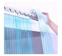 Rideau De Porte En Bande Remplacement Plastique Vinyle, PVC Imperméable Transparent 2 Mm For Portes D'entrepôt, Bandes Refroidissement For Congélateurs Sans Rendez-vous For Écurie Sous-sol(1.4x2.1m)