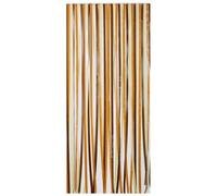 Morel Rideau de porte Antilles Polyéthylène 90x200 cm Brun et beige