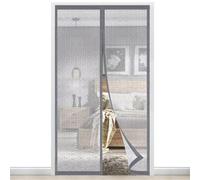 Rideau de Porte Isolant Thermique Magnétique EVA Translucide 80x160cm | Rideau Thermique Isolant Anti Froid Porte Entrée, Coupe-vent, Fermeture Automatique, Sans Percage, gris
