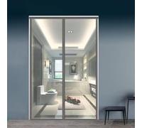 Rideau de porte isolé transparent en PVC, couverture de porte thermique magnétique, rideau de porte à isolation thermique magnétique, rideau de porte auto-thermique magnétique transparent for porte de