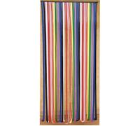 Rideau de porte lanières plastique Multicolore