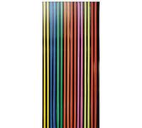 Morel Rideau de porte lanières plastiques Antilles Little 90 x 220 cm Polyéthylène Multicolore
