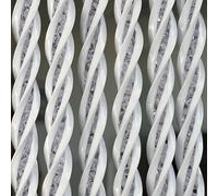 Rideau de Porte Luxe Magnifico blanc - Différentes Tailles, 140 x 250 cm