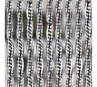 Rideau de porte luxe Orchidea noir, différentes tailles, 100 x 220 cm