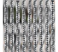 Rideau de porte luxe Orchidea noir, différentes tailles, 120 x 230 cm