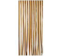 Rideau de porte en polyéthylène - Antilles - 90x200 cm - brun et beige