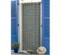 Rideau de porte - MOREL - E107 - Naturel - 100x220 cm - Gris - Contemporain