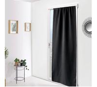 Rideau de porte occultant 90x210 Basic noir
