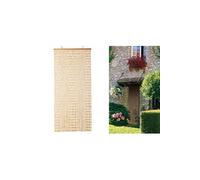 Rideau de porte olives de buis naturel 90 x 220 cm -