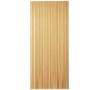 Rideau de porte Tahiti PVC 90x220 cm - brun, beige
