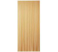Rideau de porte Tahiti PVC 90x200 cm - brun, beige