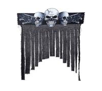 Rideau de porte tête de mort 90 x 30 cm