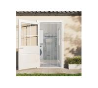 Rideau de porte transparent 200 mmx1,6 mm 50 m PVC, bande de porte, rideau de bande pvc, rideau de porte pvc 153858