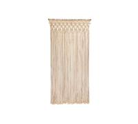 Morel Rideau de porte Tressage macramé en coton – coloris écru – 90 x 200 cm – Beige