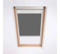 Rideau de puits de lumière Classic pour fenêtre de toit Optilight Rideau occultant code fenêtre 78/98 gris foncé