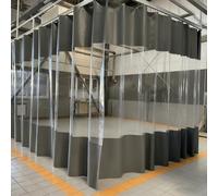 Rideau de séparation extérieur, bâche imperméable, rideaux de séparation industriels résistants aux intempéries - Rideau à lanières en PVC imperméable pour une utilisation extérieure, anti-p