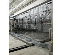 Rideau de séparation pour garage, Rideau de séparation garage en PVC transparent, intérieur et extérieur, avec rail, plusieurs tailles(W7xH1.8m/23x6ft)