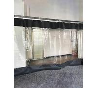 Rideau de séparation pour garage, Rideau séparateur en vinyle for garage industriel avec piste plusieurs tailles(W5xH1.8m/16x6ft)