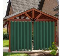 Rideau d'extérieur - Rideau Pergola Occultants à Double œillet à Isolation Thermique pour Jardin - 254x274cm - Vert