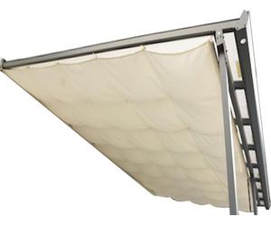 Rideau d'ombrage pour toit terasse 2,85 x 4,25 m - 12,11 m2