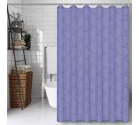 Rideau Douche 180x190cm Polyester Lavable en Machine Imperméable Tissu Rideaux de Douche avec 12 Crochets en C, Ourlet Lesté, pour Salle de Bain Domicile Baignoire Cabine, Hôtel (Violet Texture) D#885