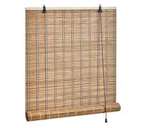 Rideau en Bambou Store Enrouleur,Store Venitien Bois,Extérieur Intérieur Store Fenetre Occultant,Décoration Rétro,Respirant,pour Jardin Patio,Personnalisable,Largeur x Hauteur (55cm x 100cm)