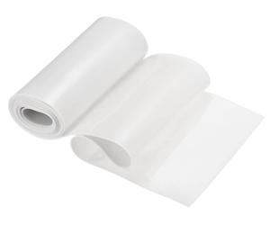 Rideau en bandes de PVC, dimensions 18x19,5 cm, épaisseur 10 cm, pour porte de stockage, couleur blanche