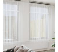 Vidaxl Rideaux Avec Des Rideaux Blanc 600 X 280 Cm Polyester
