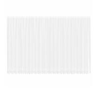 Rideau en dentelle floral - vidaXL - Blanc - 220x600 cm - Polyester - Filtrant la lumière - Panneaux de confidentialité